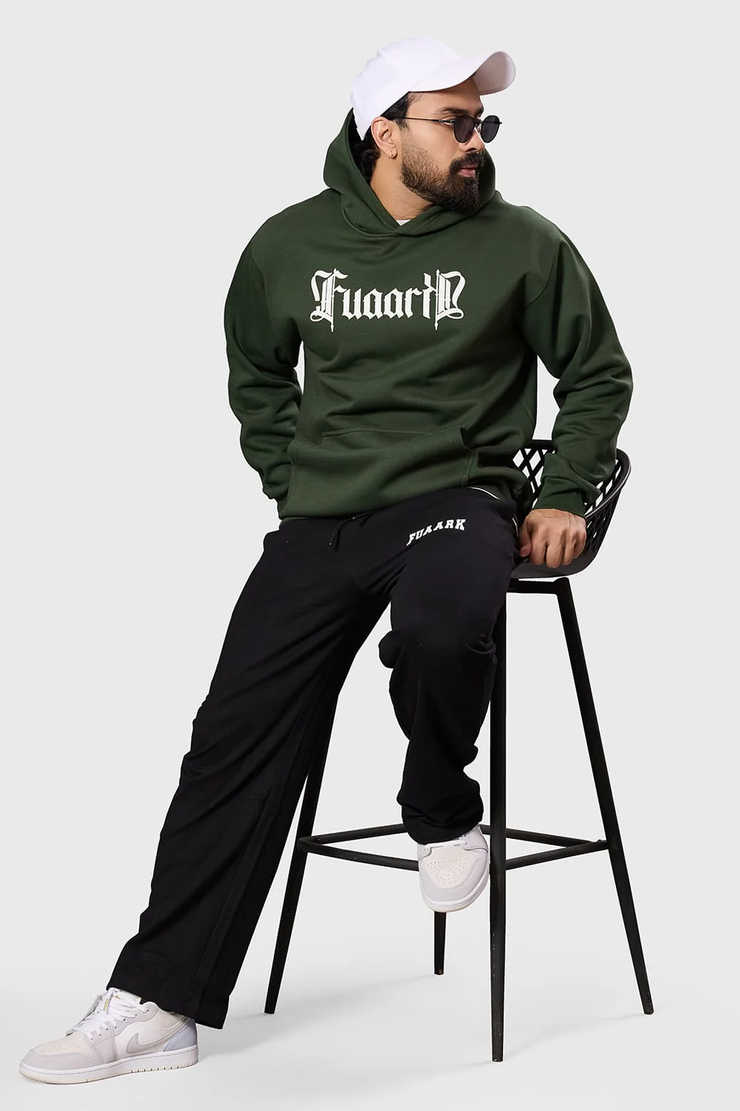 Brookline Oversized Hoodie Olive - Image 2