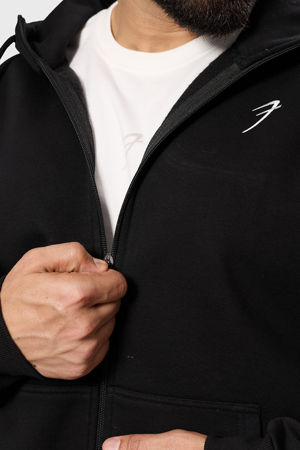 Brookline Oversized Jacket Black - Image 5