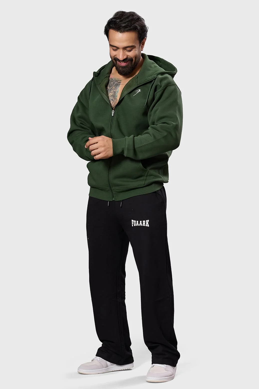 Brookline Oversized Jacket Olive - Image 3