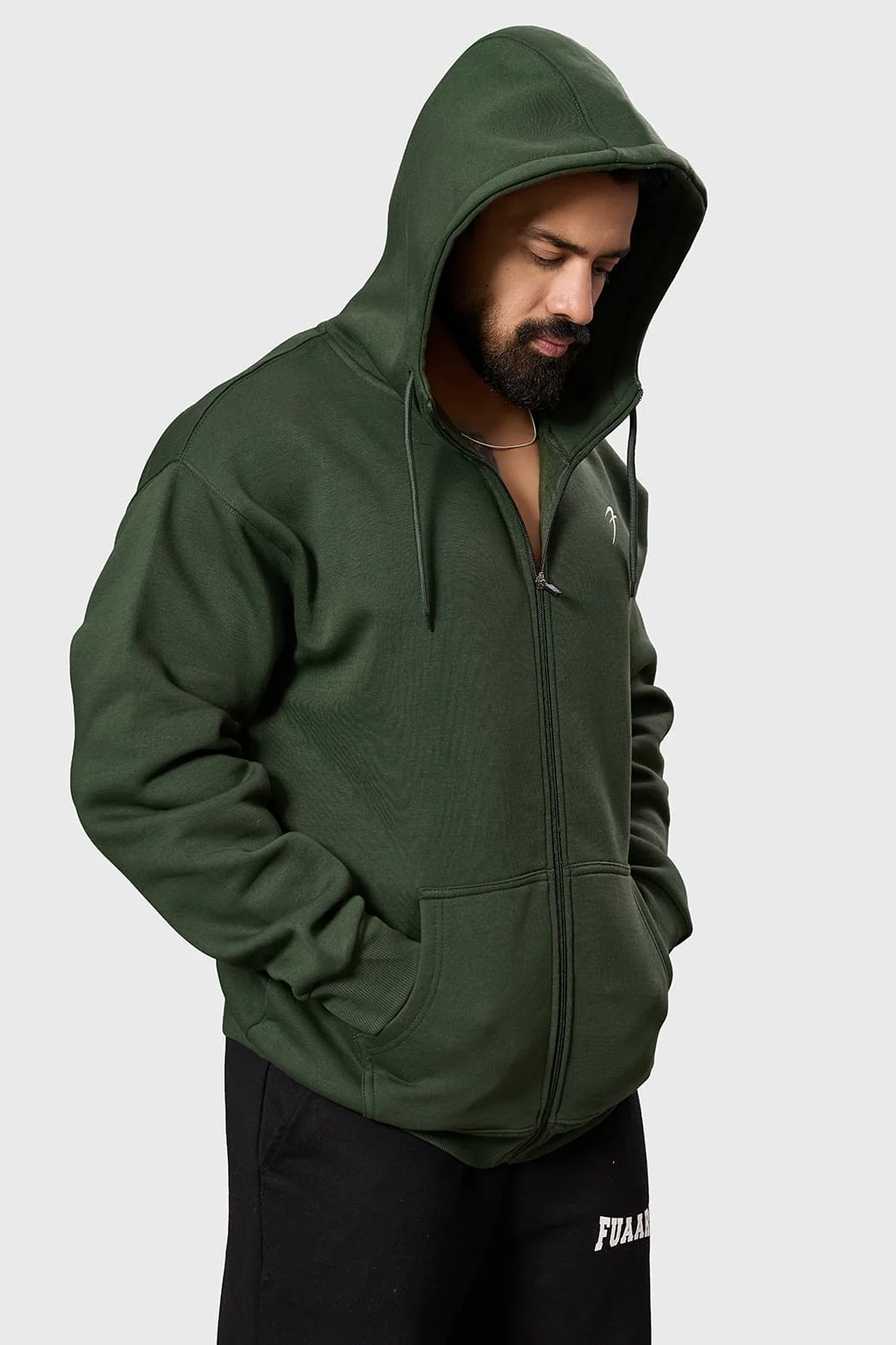 Brookline Oversized Jacket Olive - Image 6