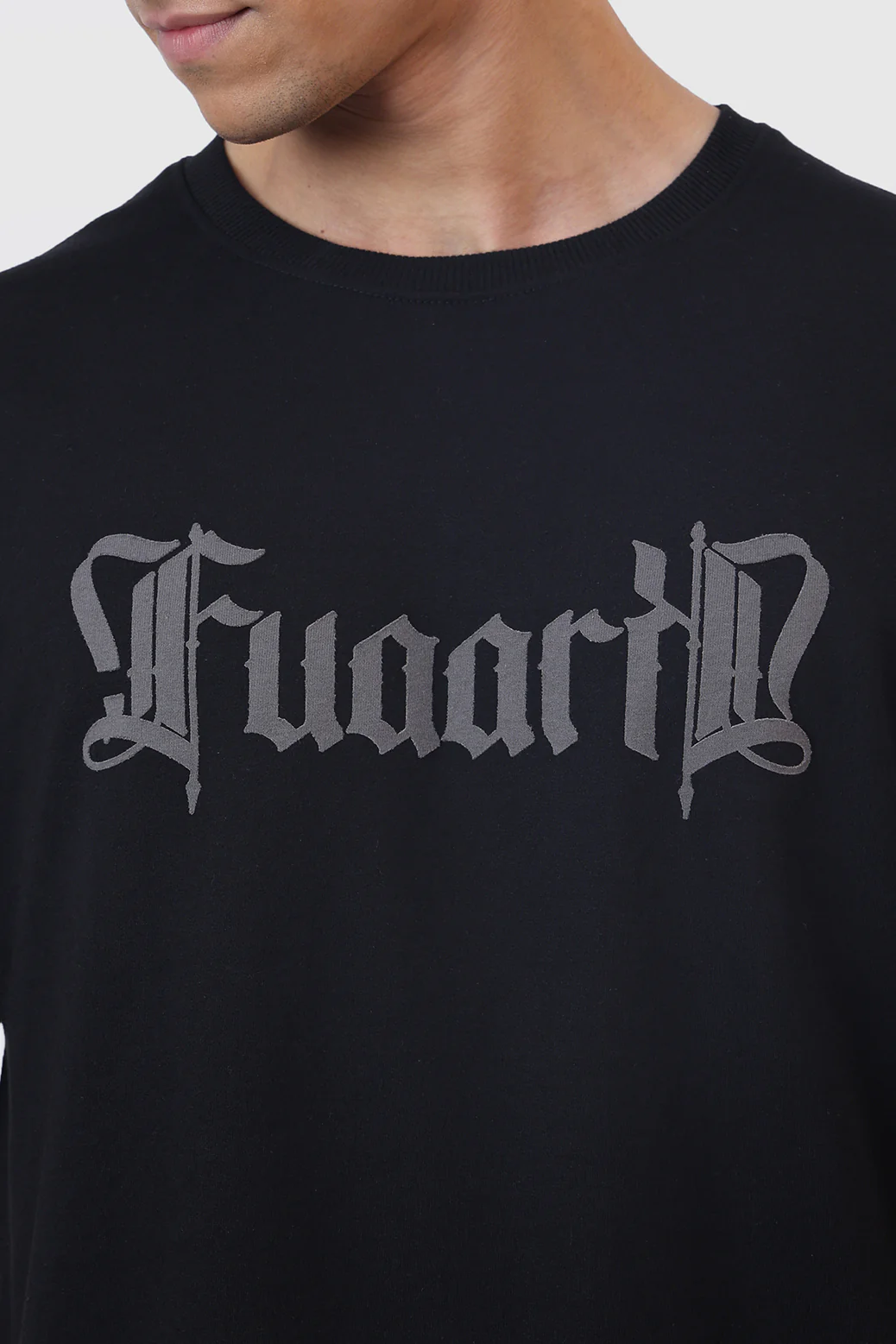 Brookline Oversized T-shirt Black - Image 3