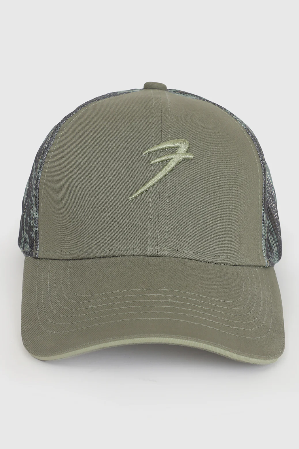 Camo Trucker Caps Olive - Image 2