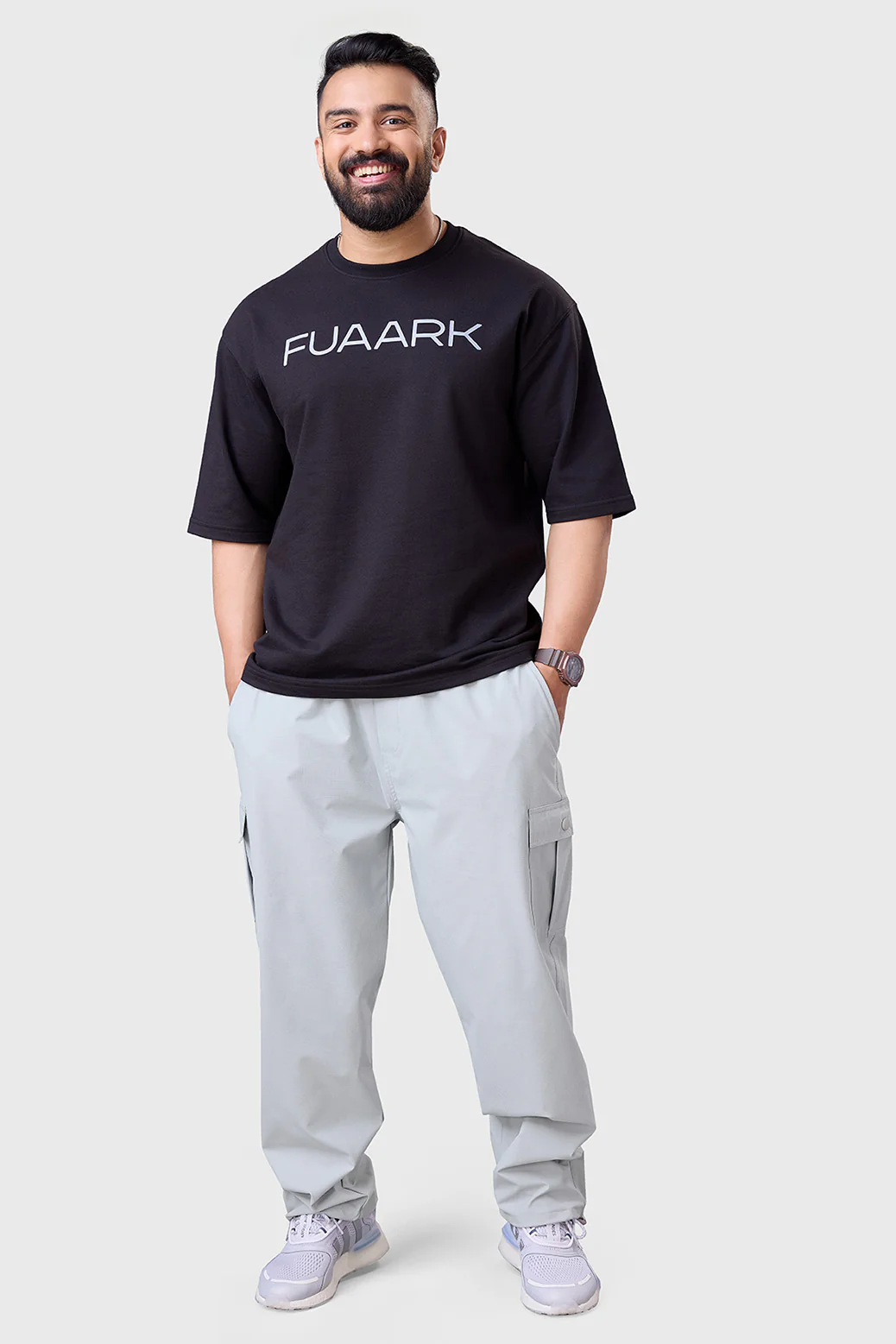 Carpenter Cargo Pants Light Grey - Image 2