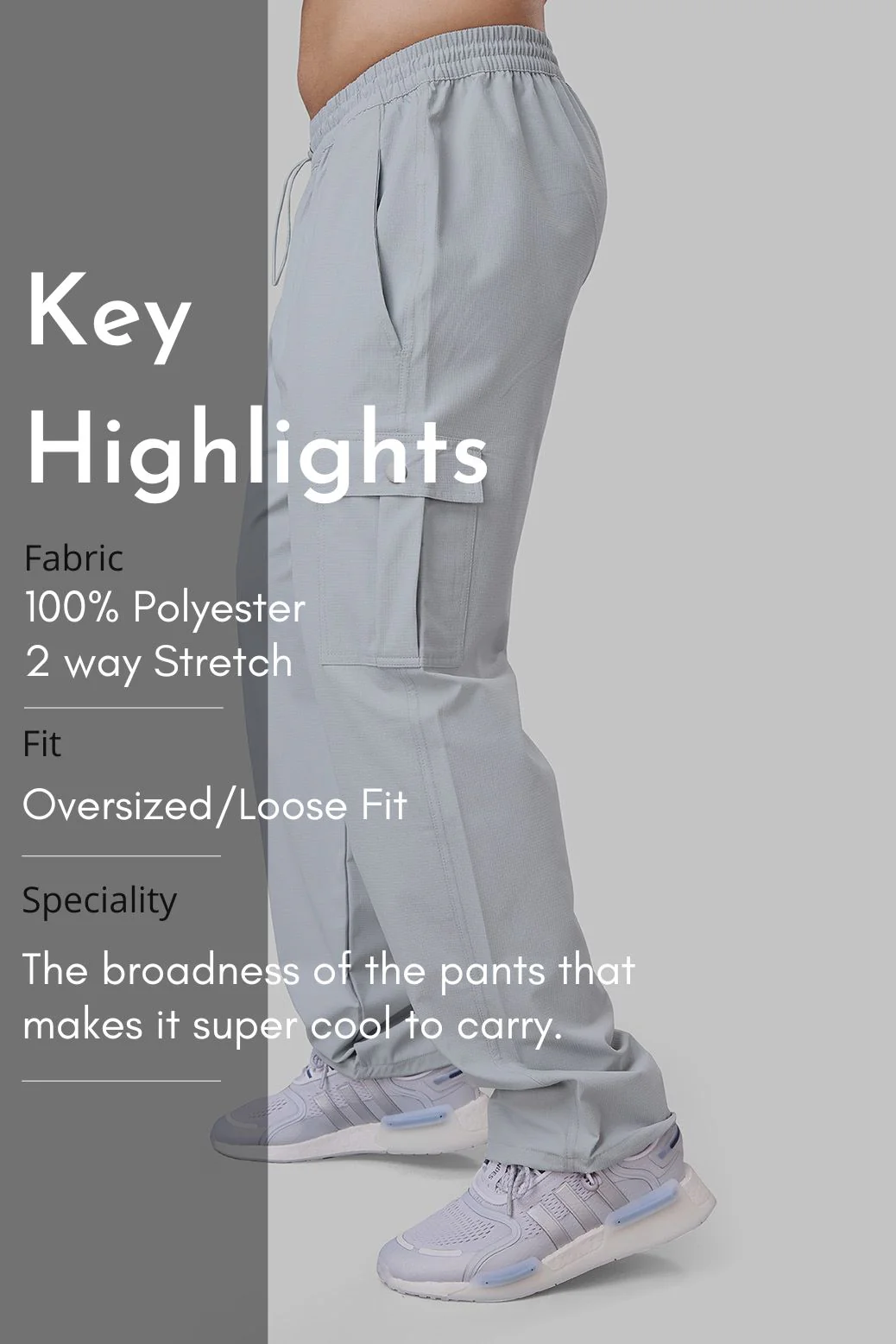 Carpenter Cargo Pants Light Grey - Image 8