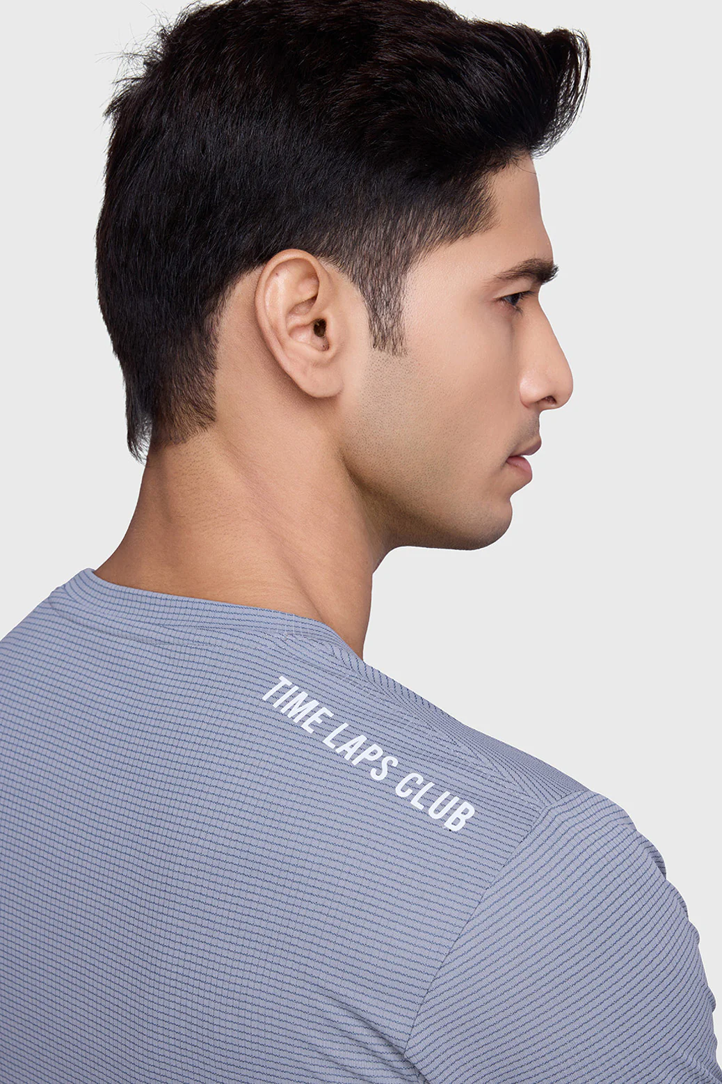 Checks Running T-shirt Ultimate Grey - Image 3