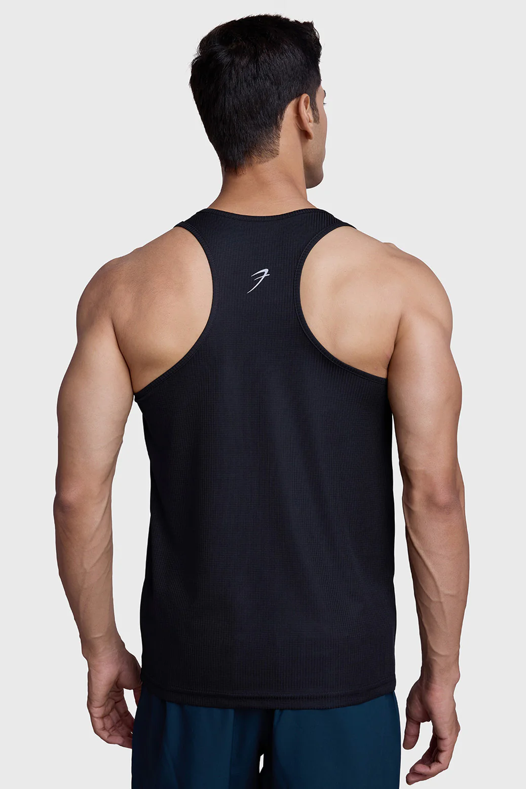 Checks Running Tank Black - Image 6