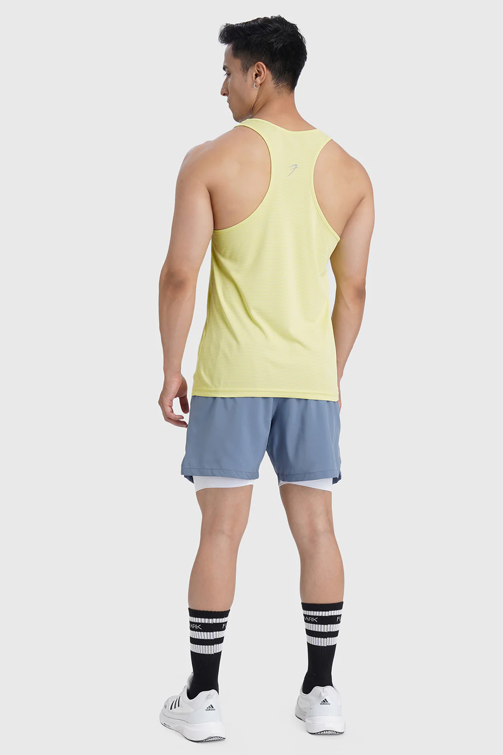 Checks Running Tank Lime - Image 5