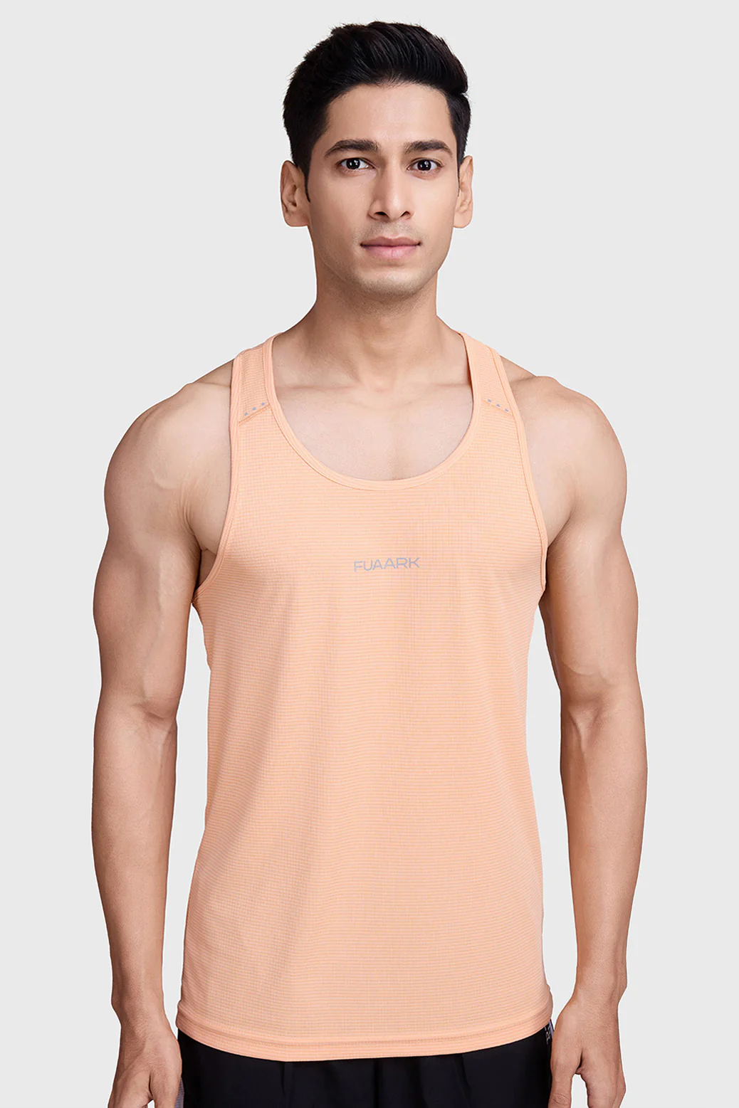 Checks Running Tank Peach - Image 3