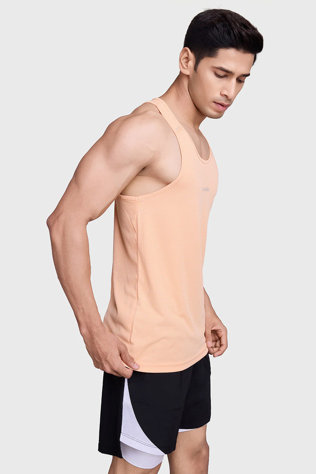 Checks Running Tank Peach - Image 5
