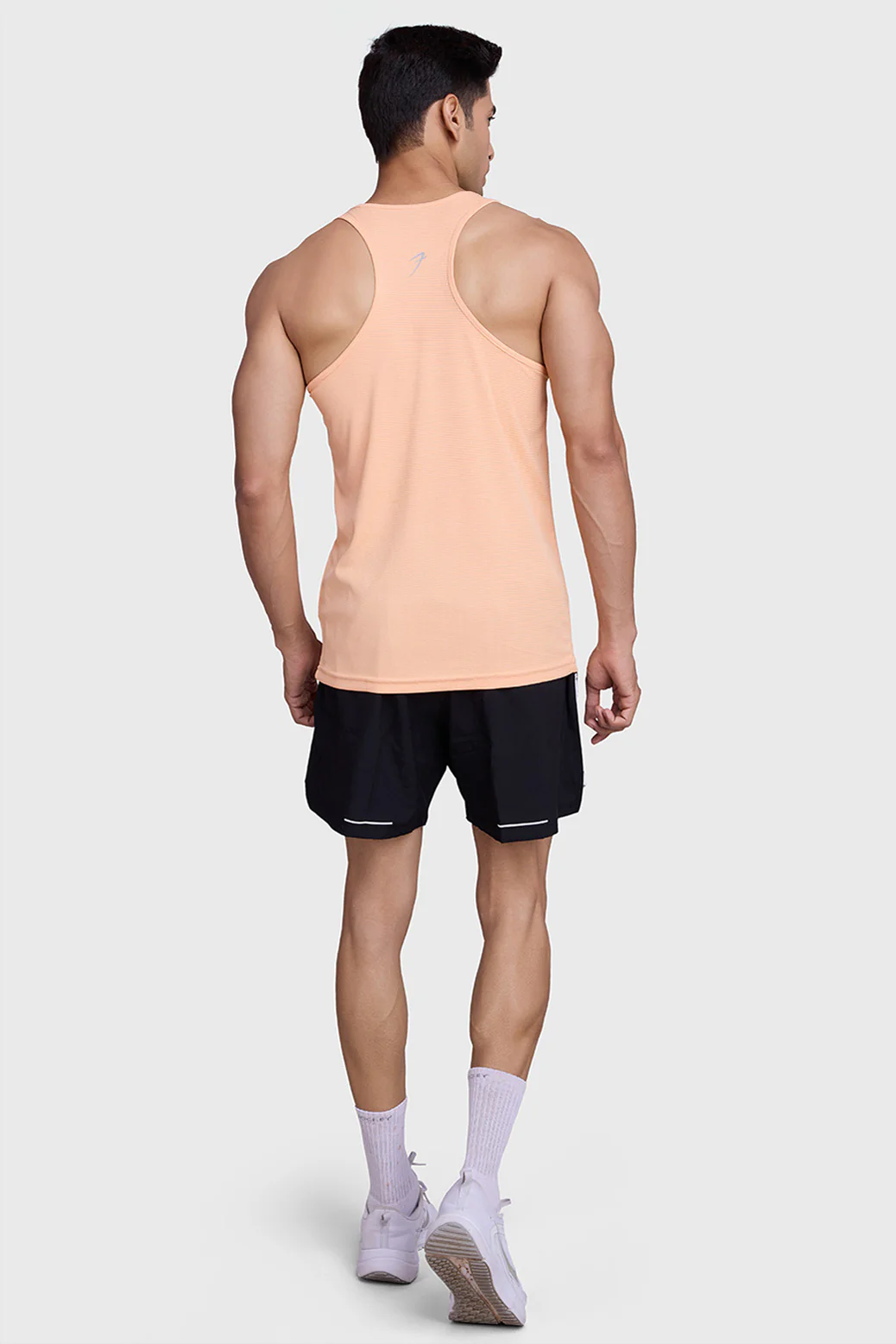 Checks Running Tank Peach - Image 8
