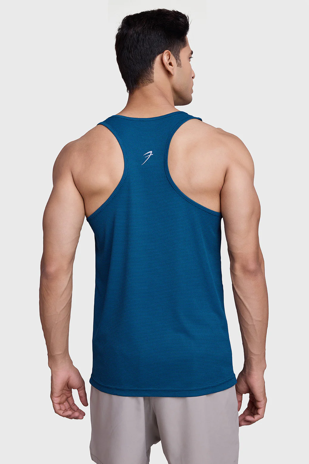 Checks Running Tank Teal - Image 7