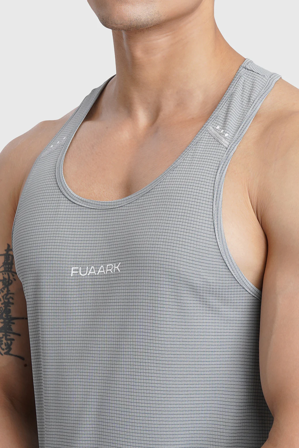 Checks Running Tank Ultimate Grey - Image 3