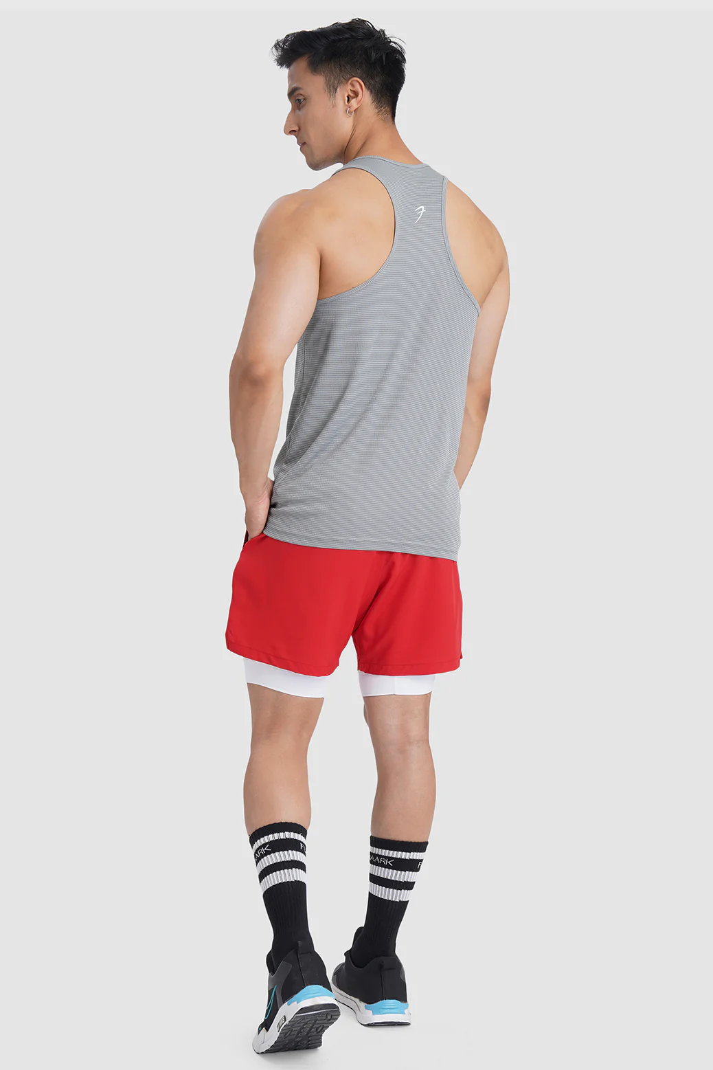 Checks Running Tank Ultimate Grey - Image 6