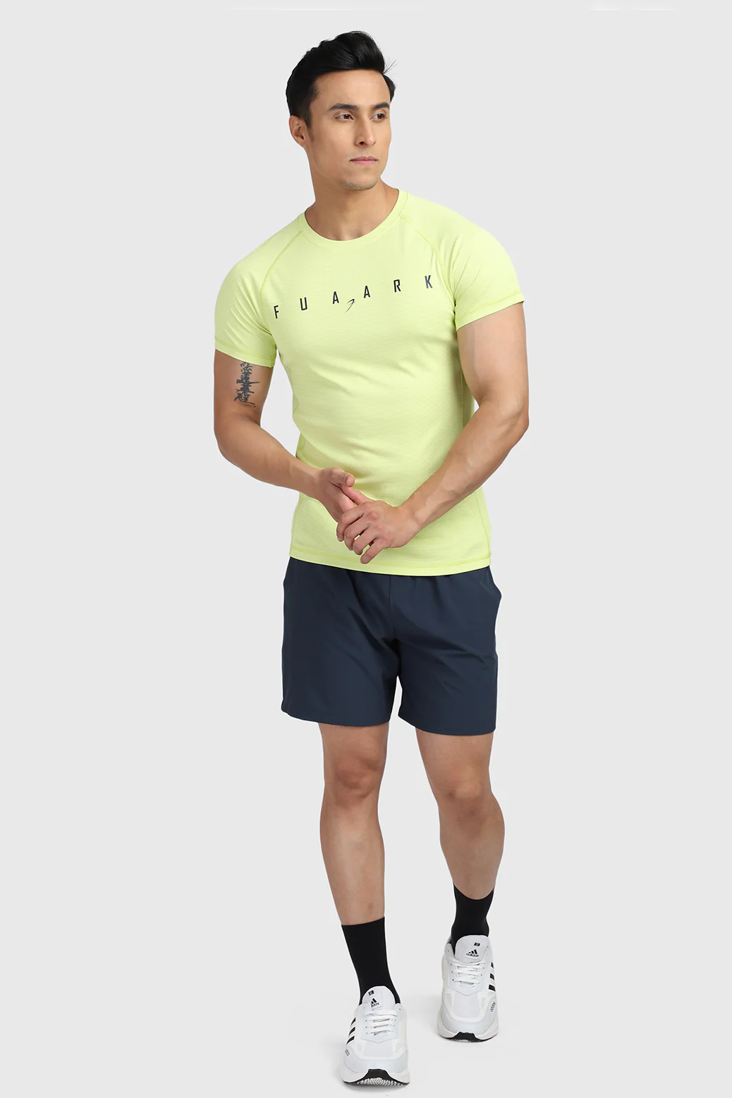 Checks T-shirt Lime - Image 2