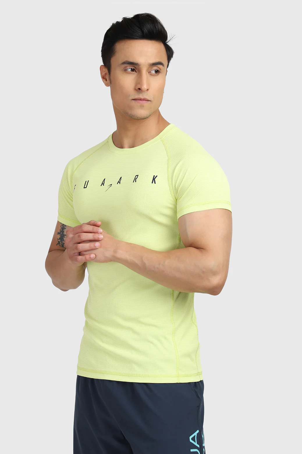 Checks T-shirt Lime - Image 4