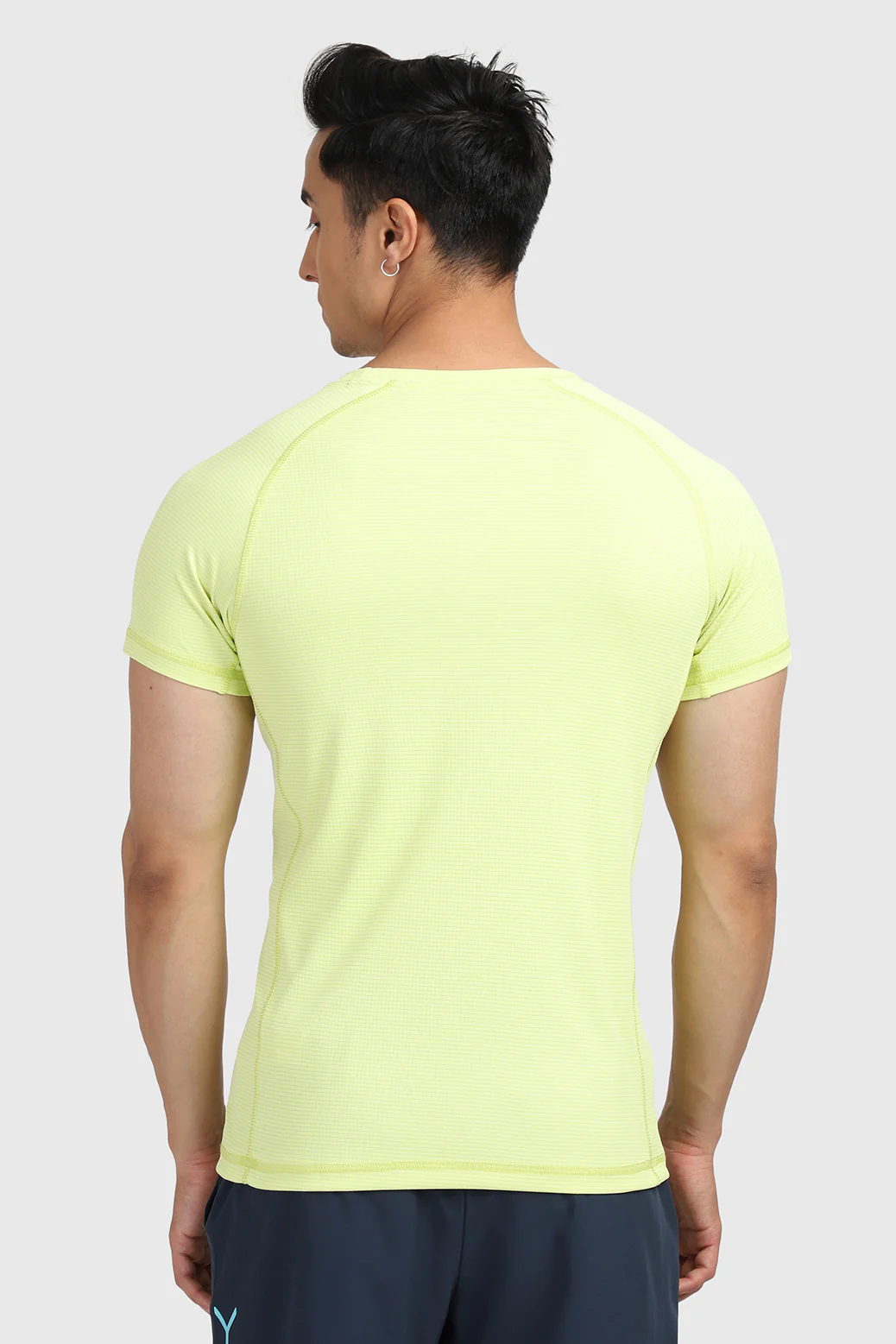 Checks T-shirt Lime - Image 5