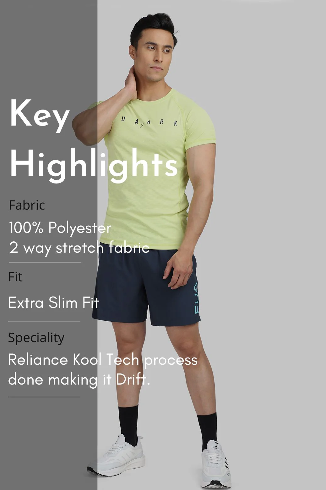 Checks T-shirt Lime - Image 6