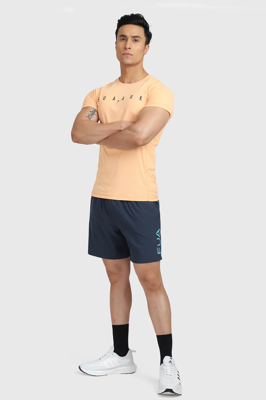 Checks T-shirt Peach - Image 2