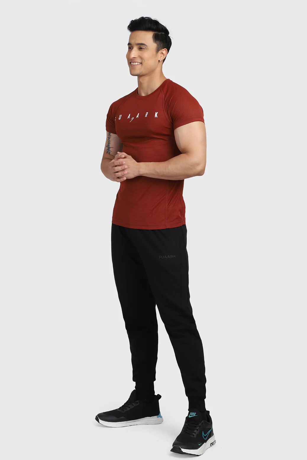 Checks T-shirt Salsa Rust - Image 2