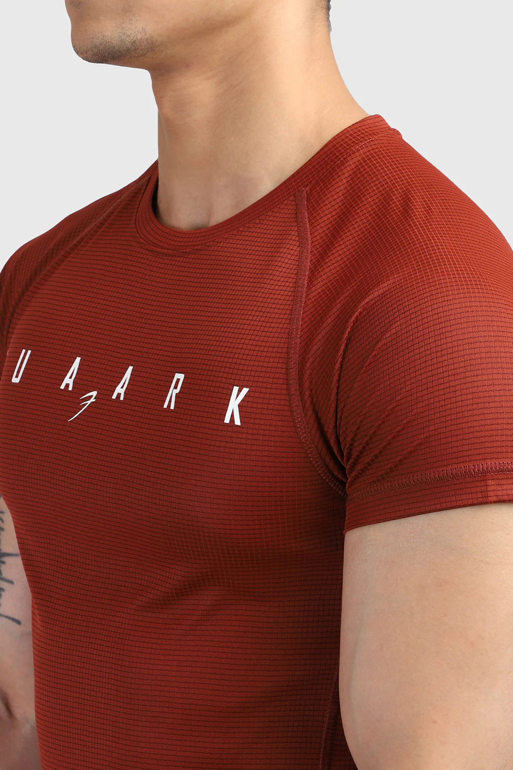 Checks T-shirt Salsa Rust - Image 3