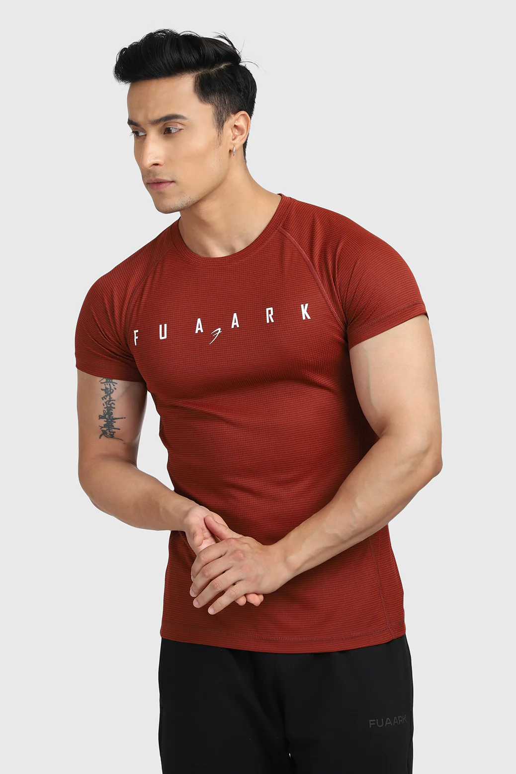 Checks T-shirt Salsa Rust - Image 4