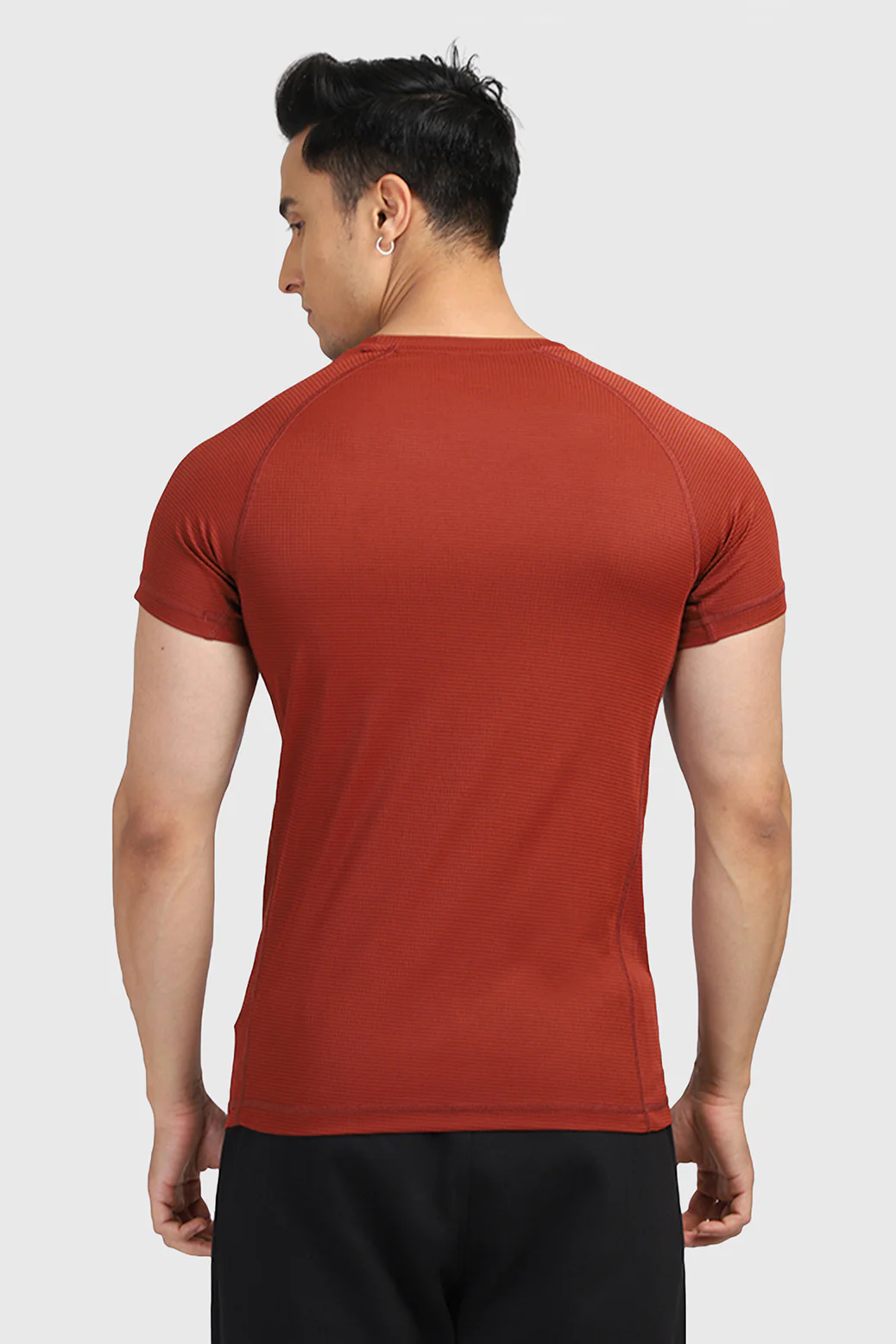 Checks T-shirt Salsa Rust - Image 6