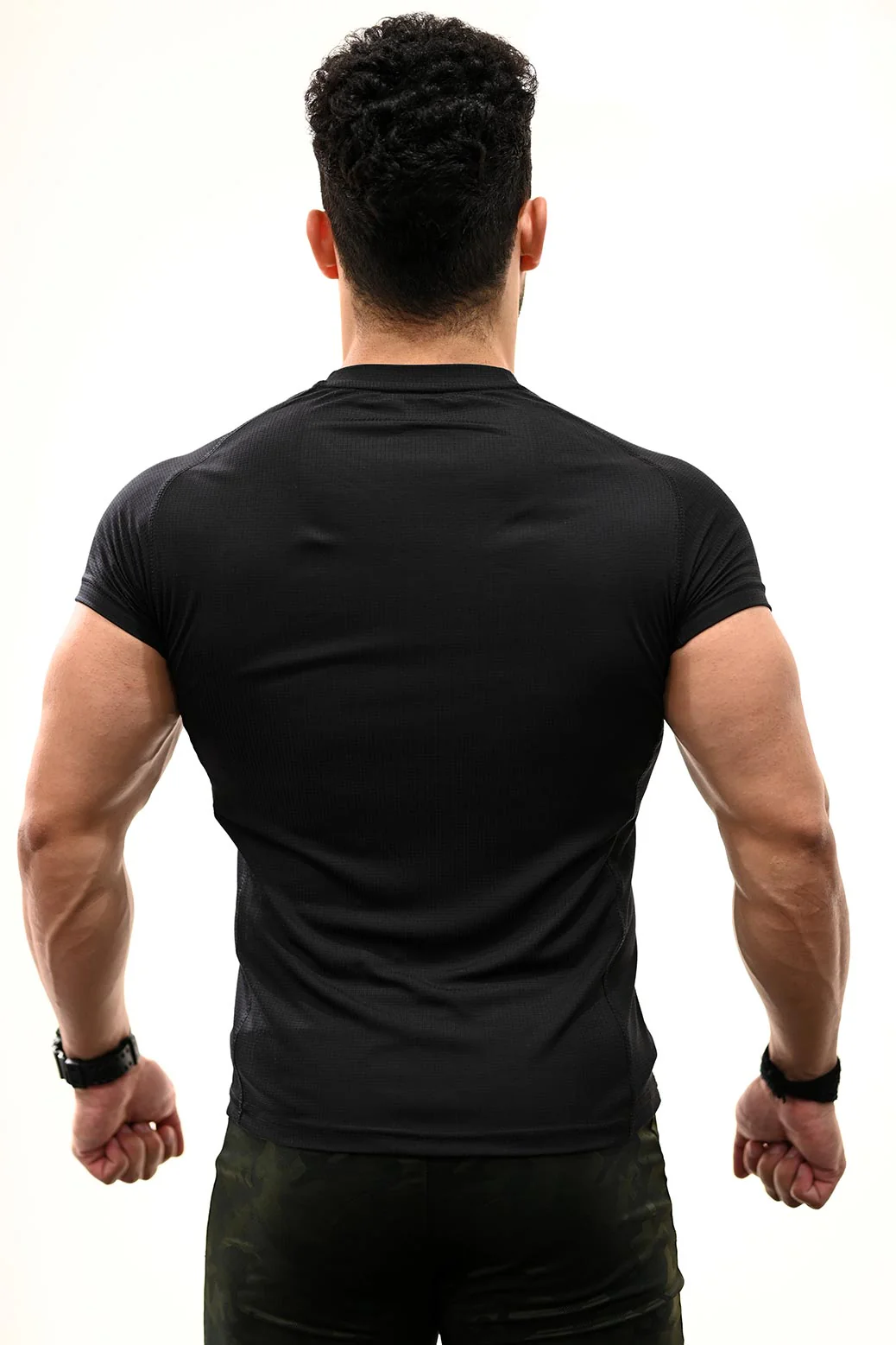 Checks T-shirt Black - Image 5