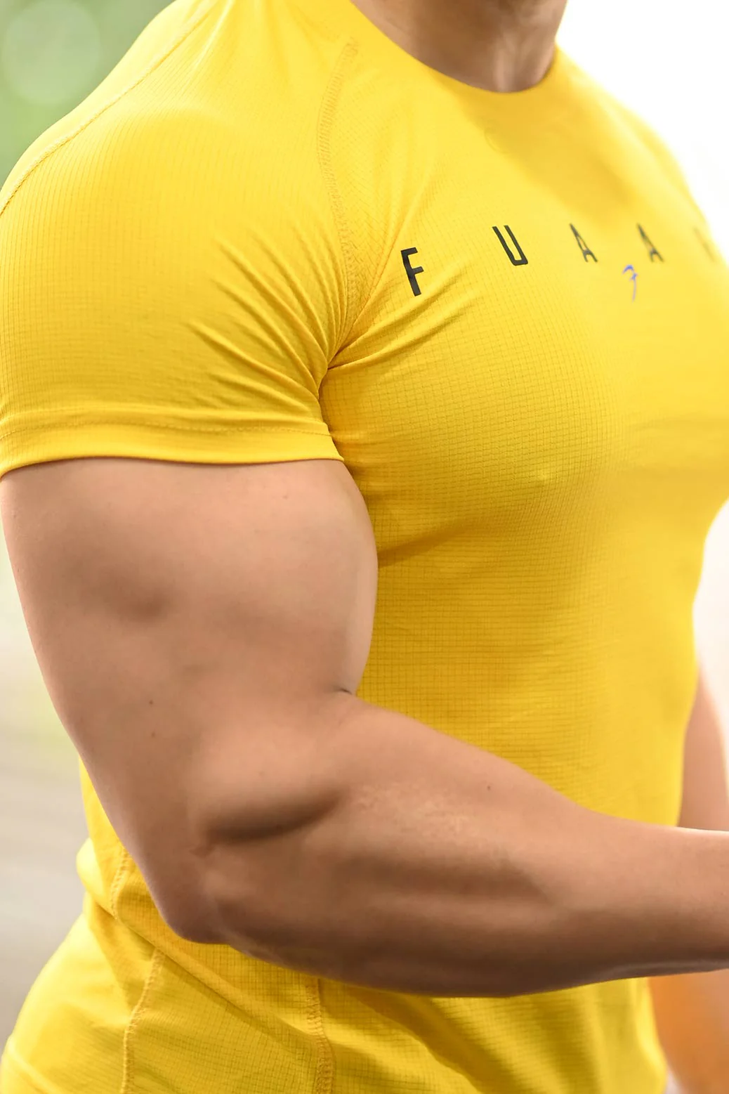 Checks T-shirt Yellow - Image 4