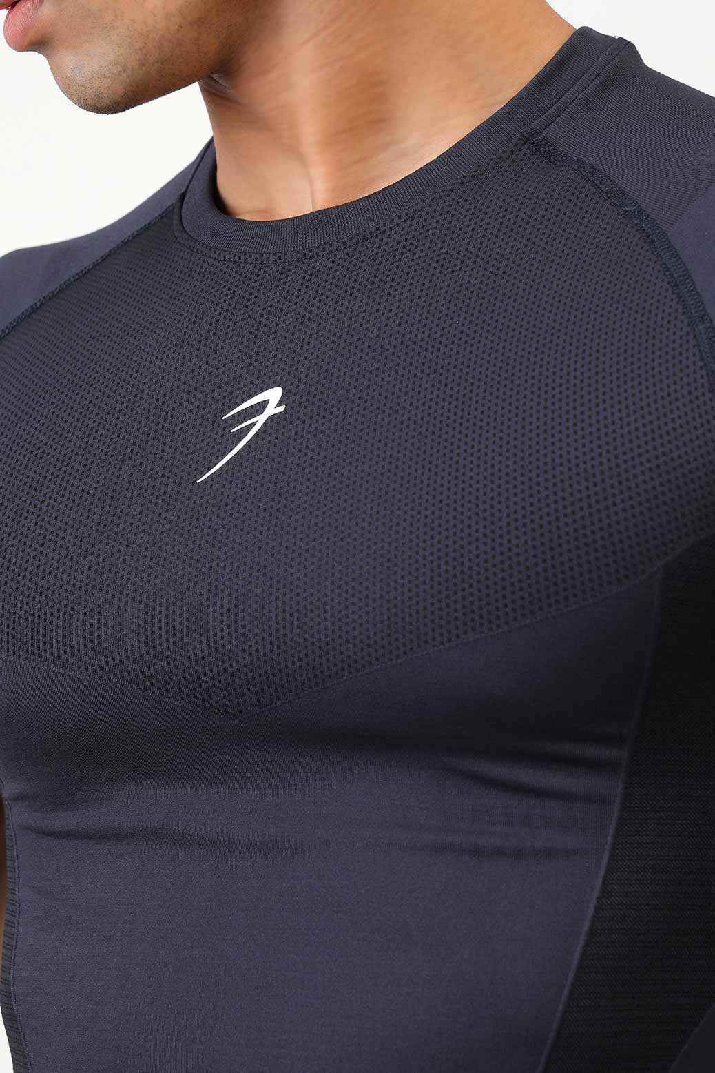 Command Seamless T-shirt Charcoal - Image 3