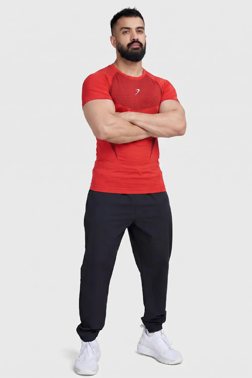 Command Seamless T-shirt Red - Image 2