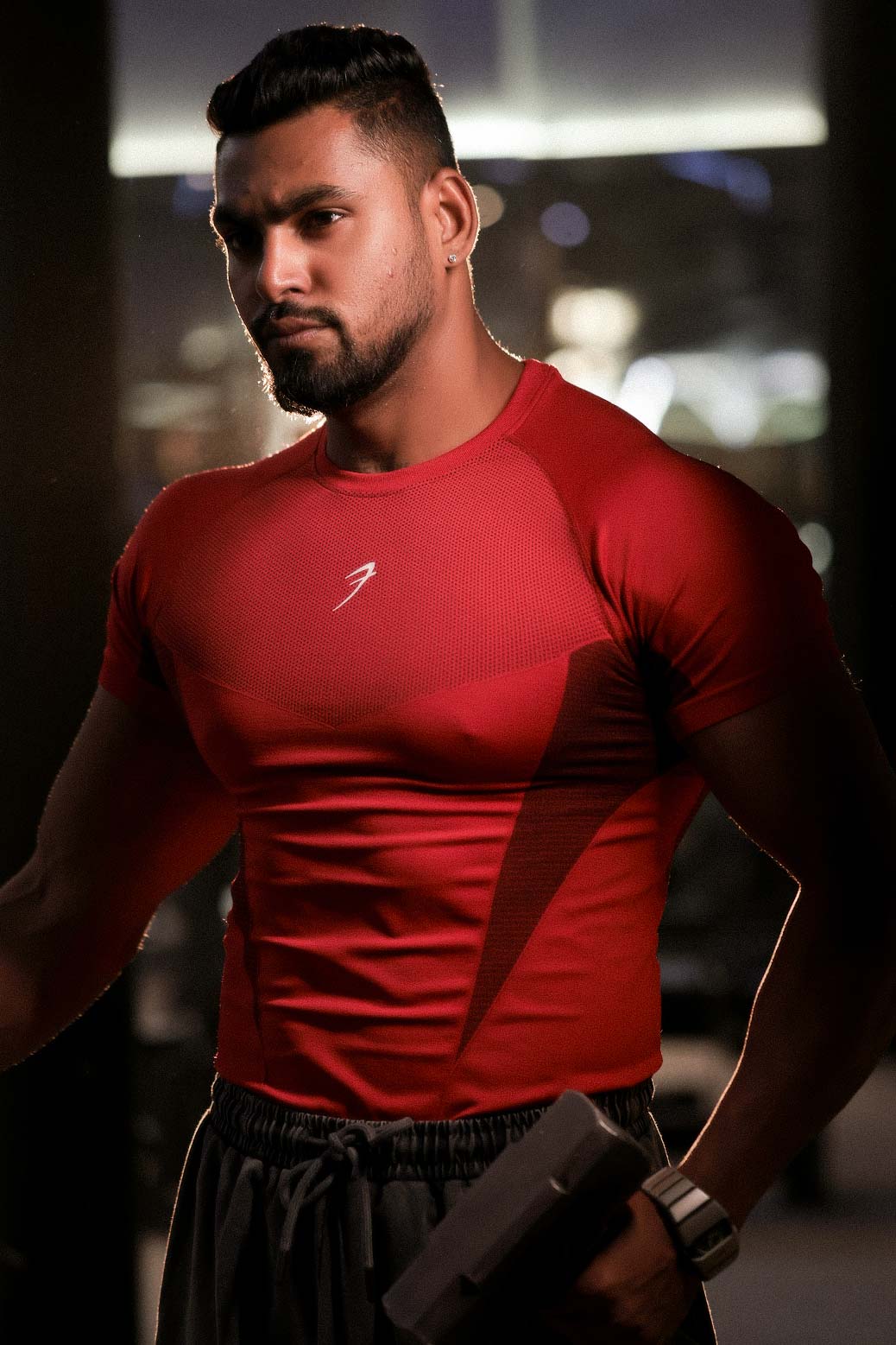 Command Seamless T-shirt Red - Image 5