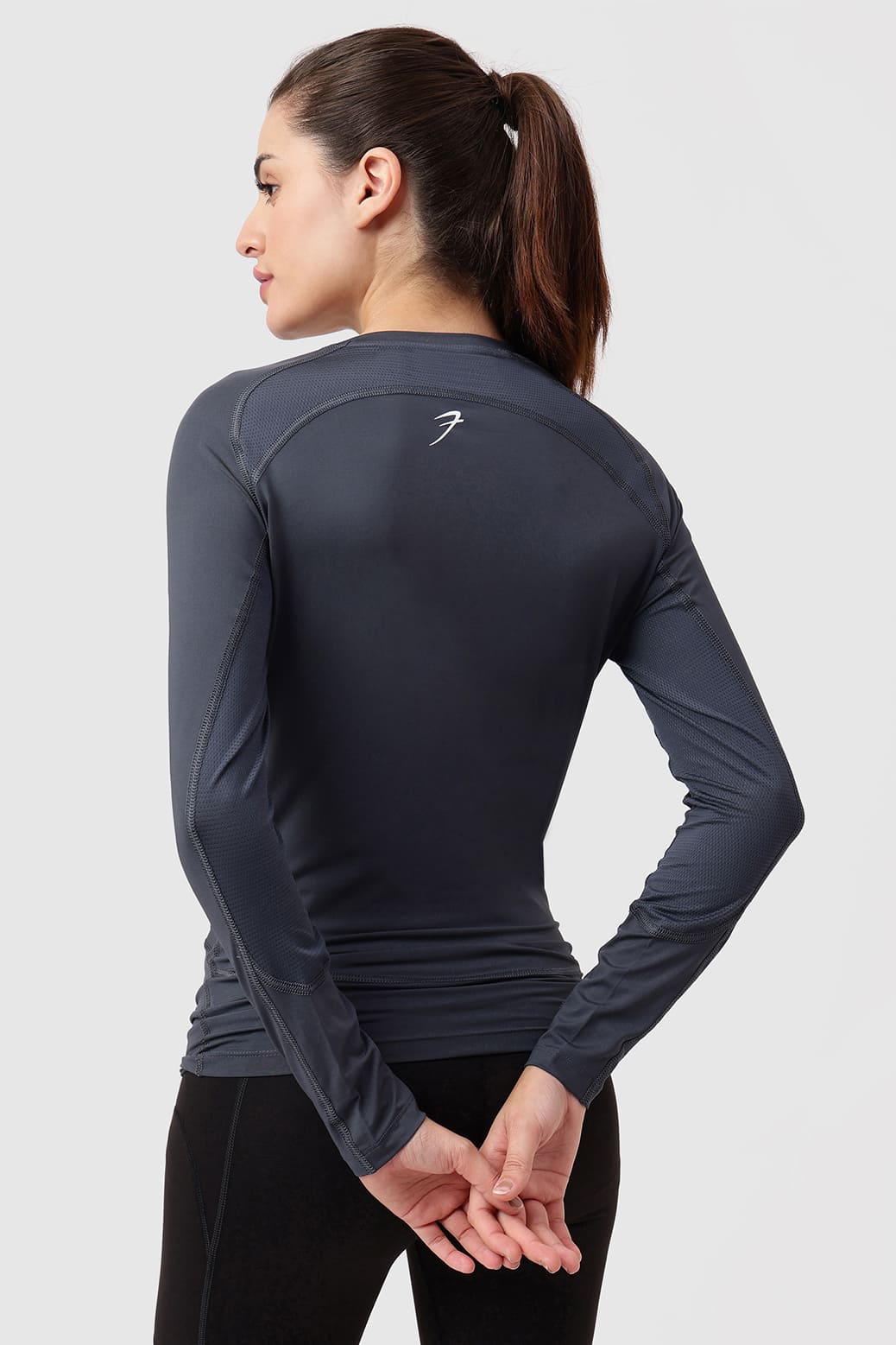 Compression 2.0 Full Sleeves T-shirt Grey - Image 6