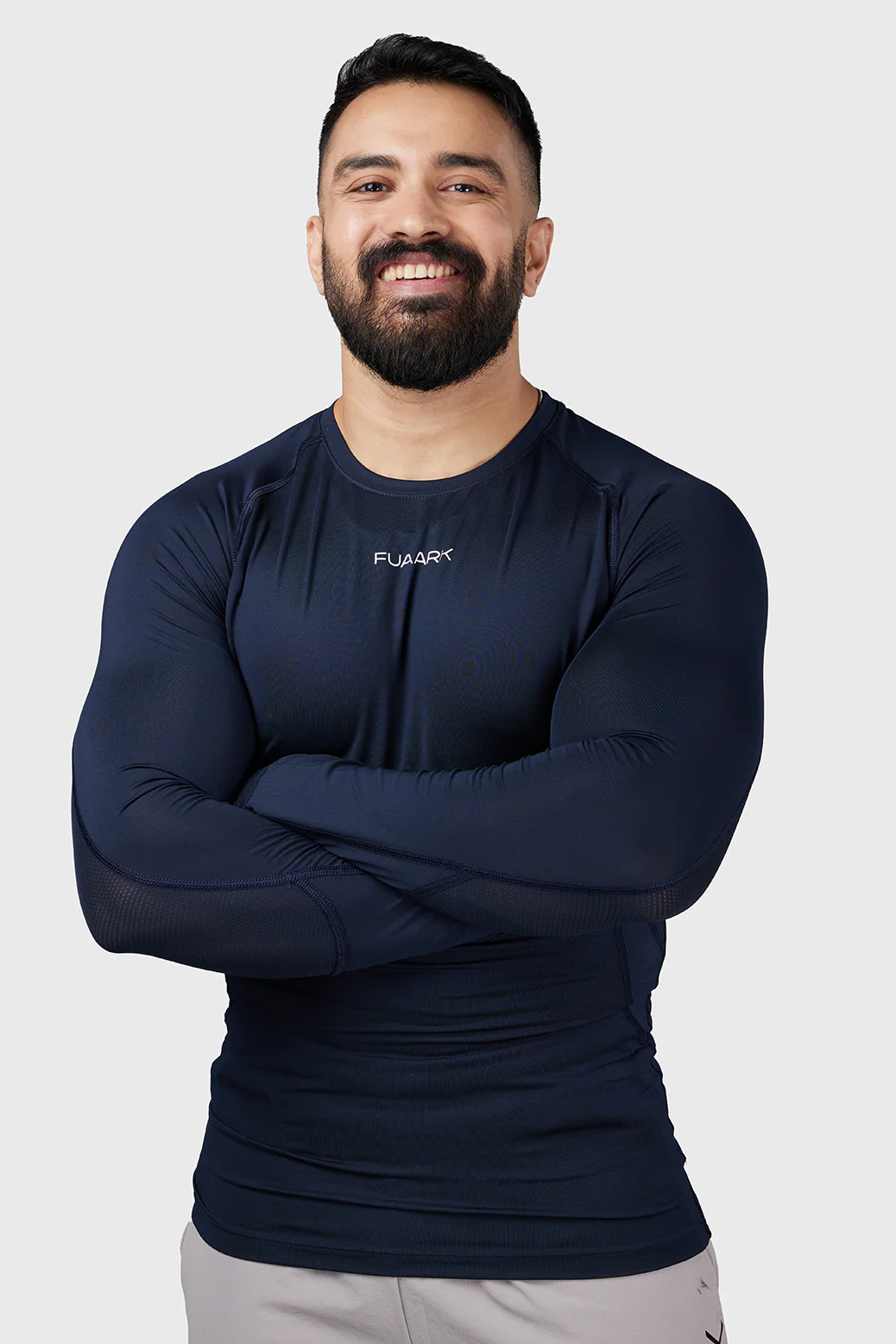 Compression 2.0 Full Sleeves T-shirt Navy - Image 3