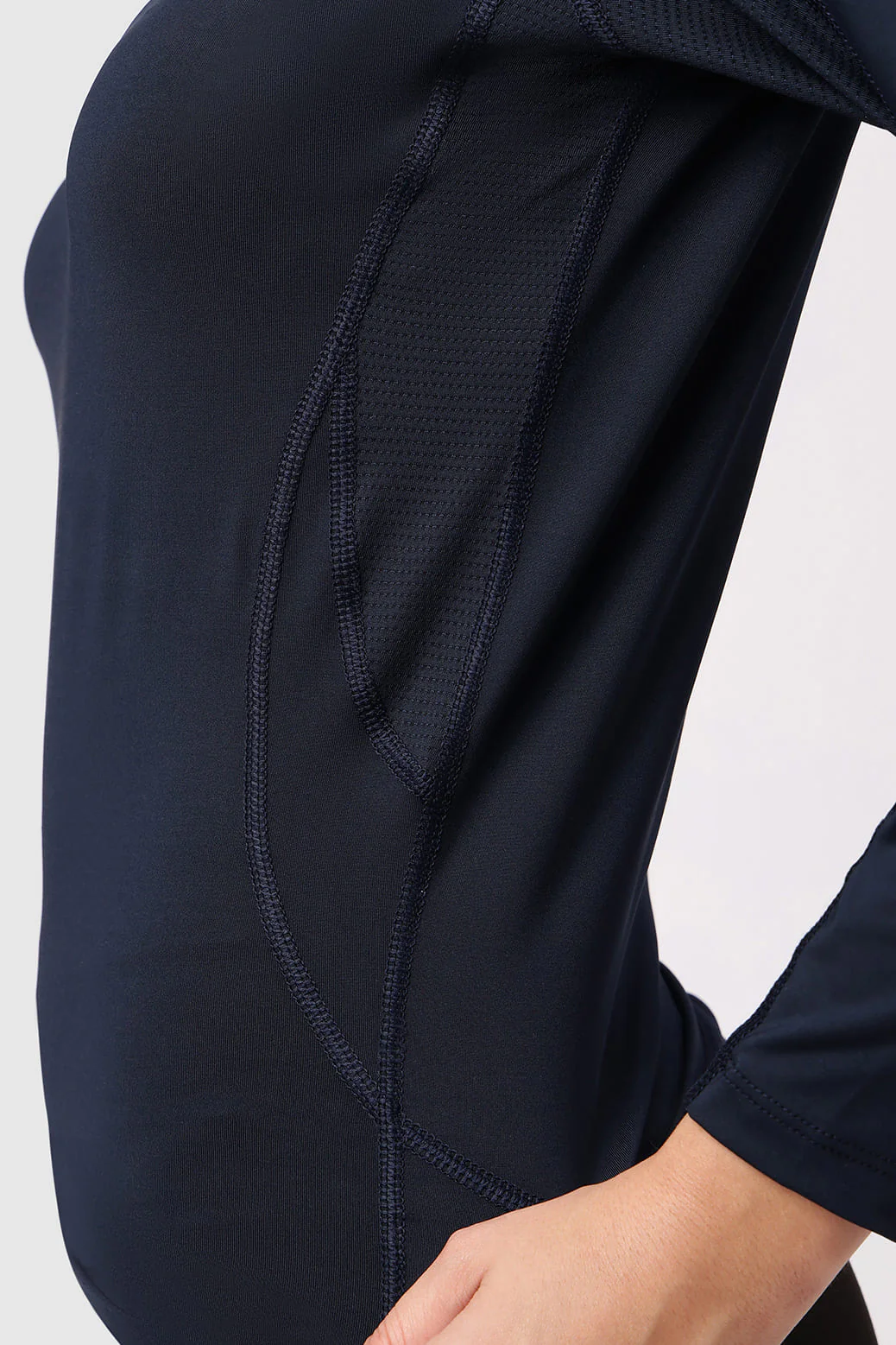 Compression 2.0 Full Sleeves T-shirt Navy - Image 4