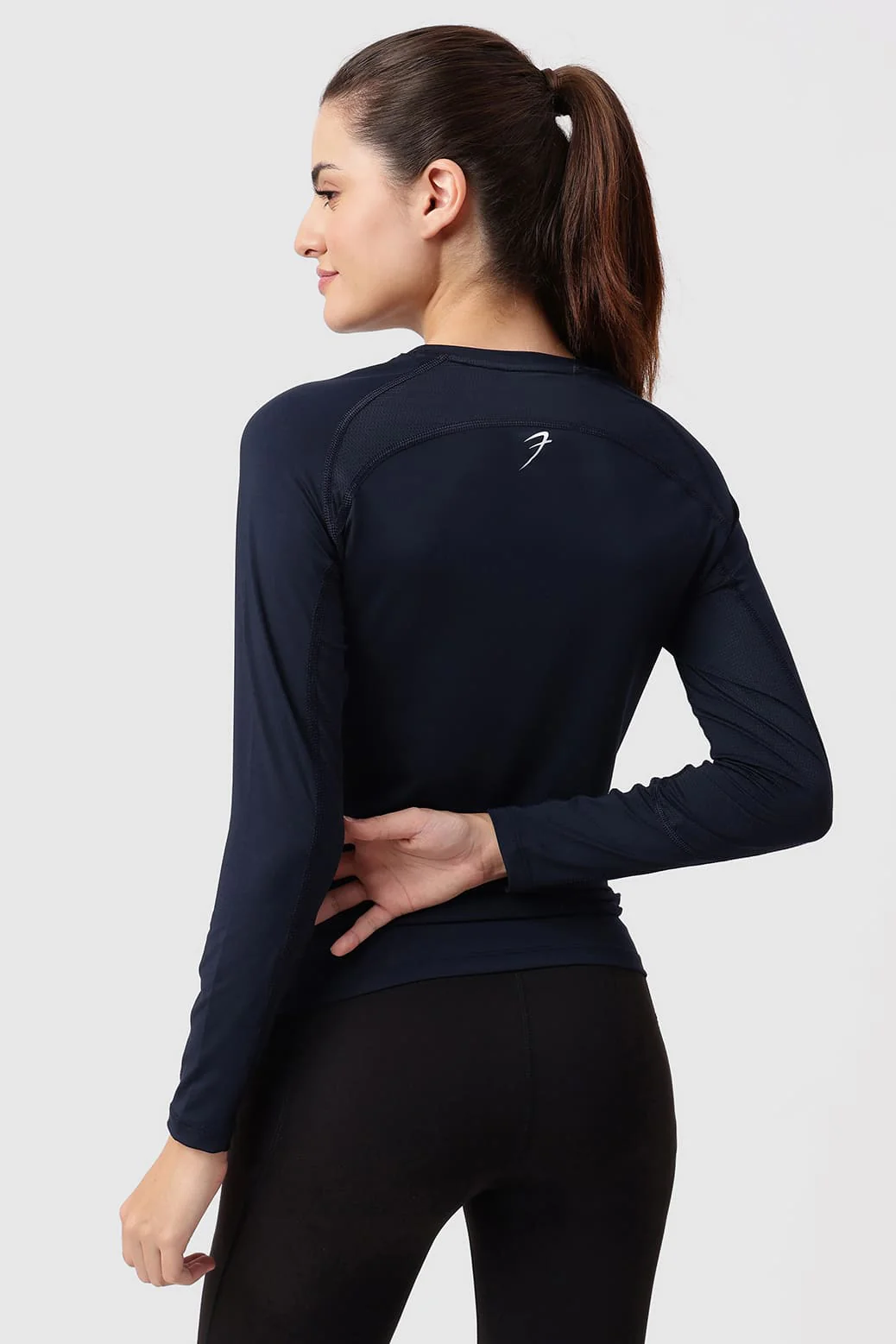 Compression 2.0 Full Sleeves T-shirt Navy - Image 6