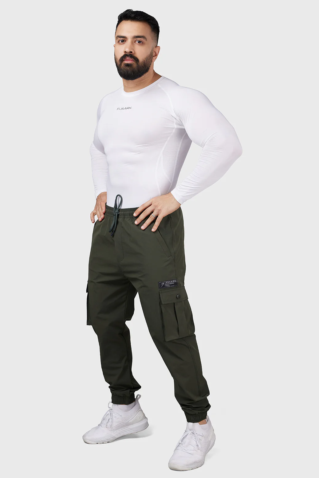 Compression 2.0 Full Sleeves T-shirt White - Image 2
