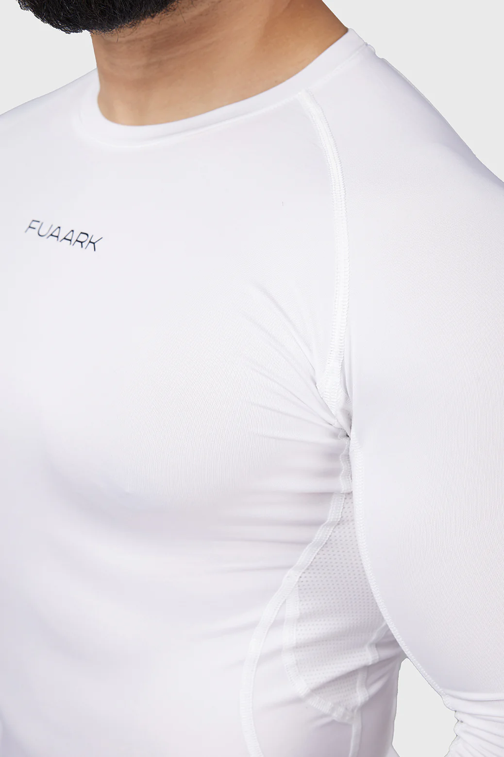 Compression 2.0 Full Sleeves T-shirt White - Image 3