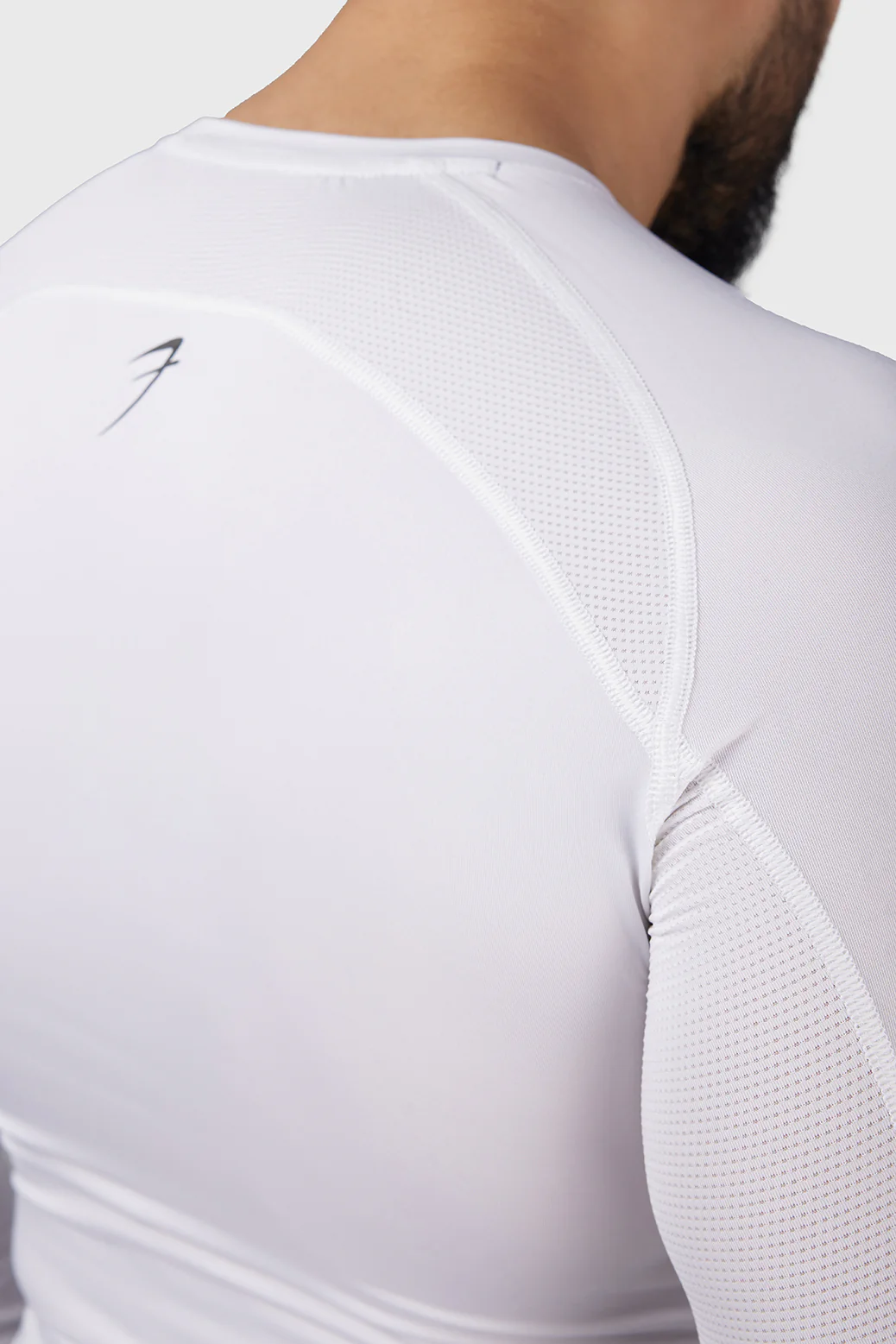 Compression 2.0 Full Sleeves T-shirt White - Image 5