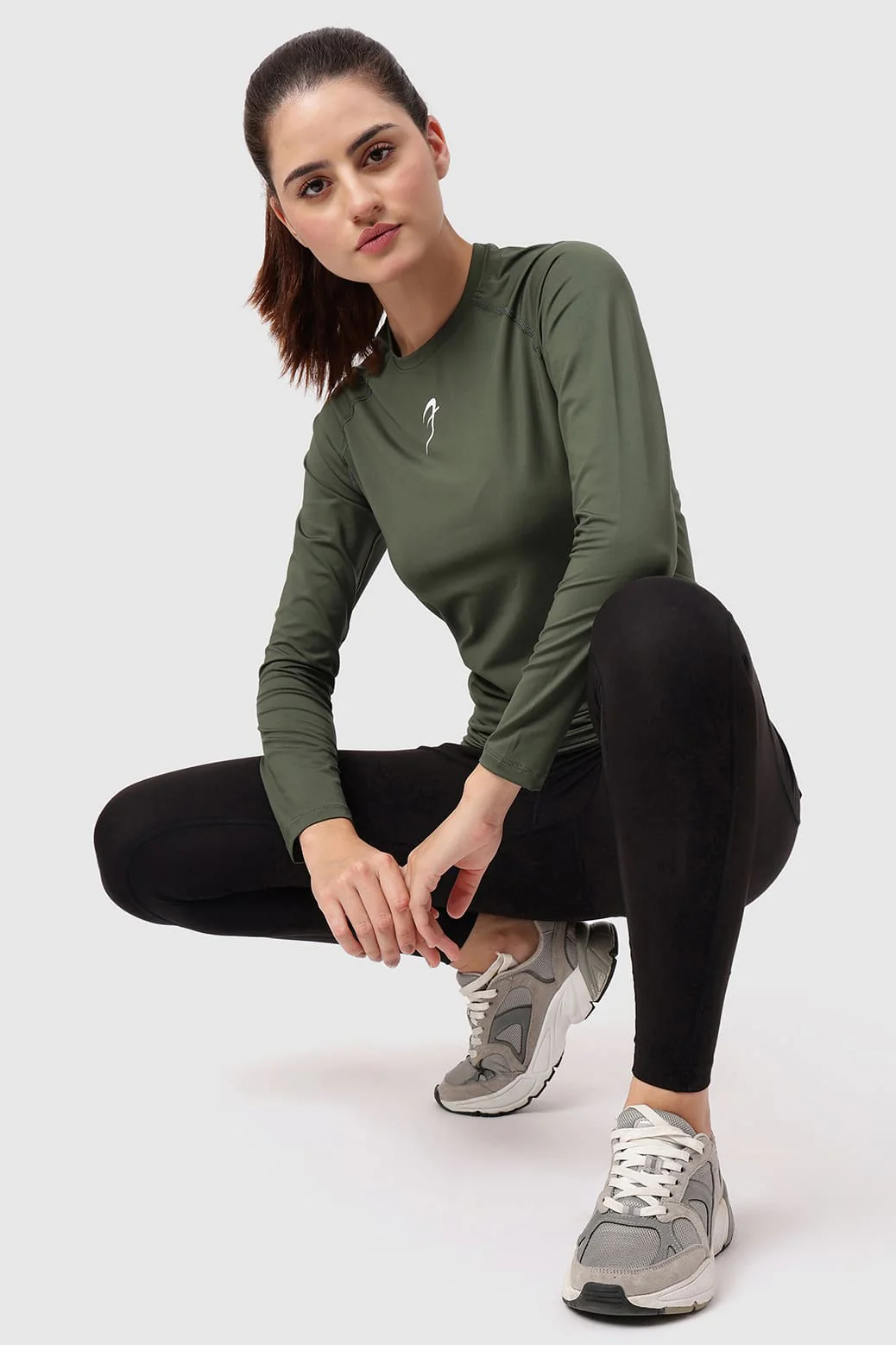 Compression Full T-shirt Olive - Image 5
