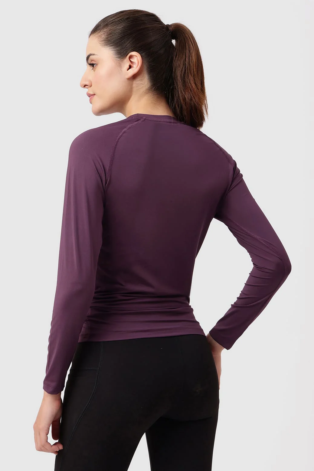 Compression Full T-shirt Plum - Image 5