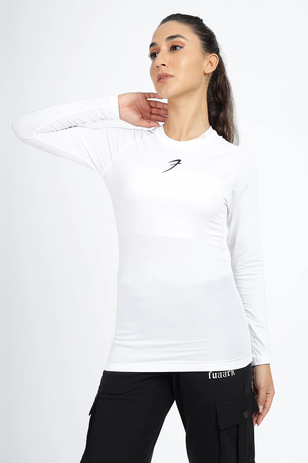 Compression Full T-shirt White - Image 5