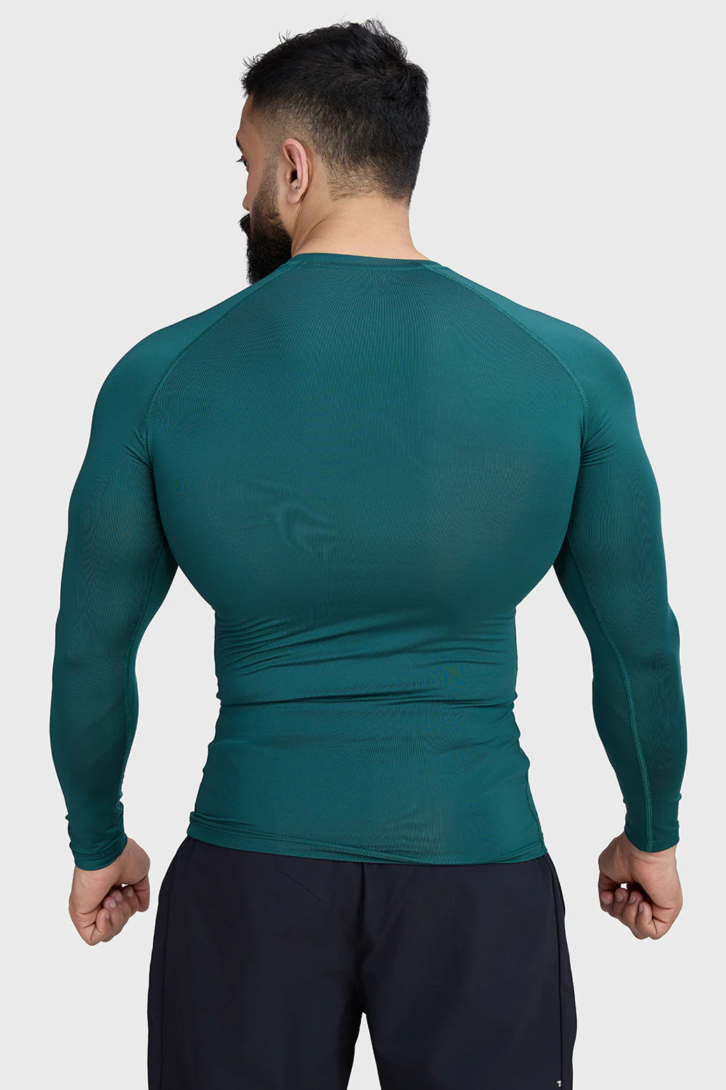 Compression Fullsleeves T-shirt Emerald Green - Image 6