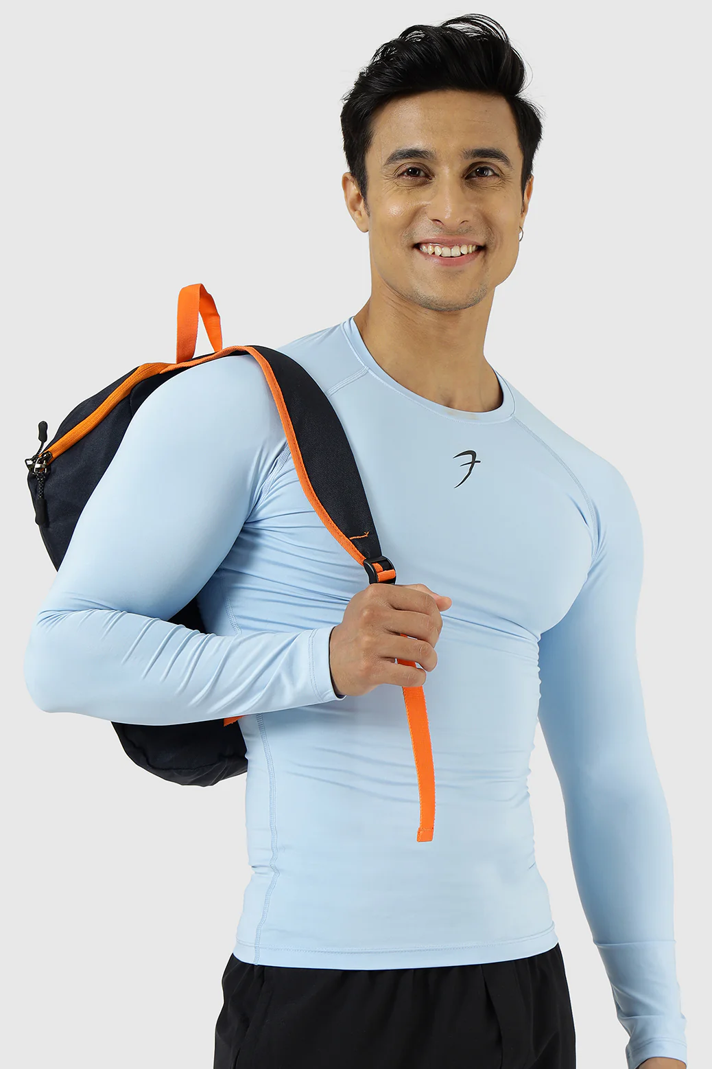 Compression Fullsleeves T-shirt Glacial Blue - Image 5