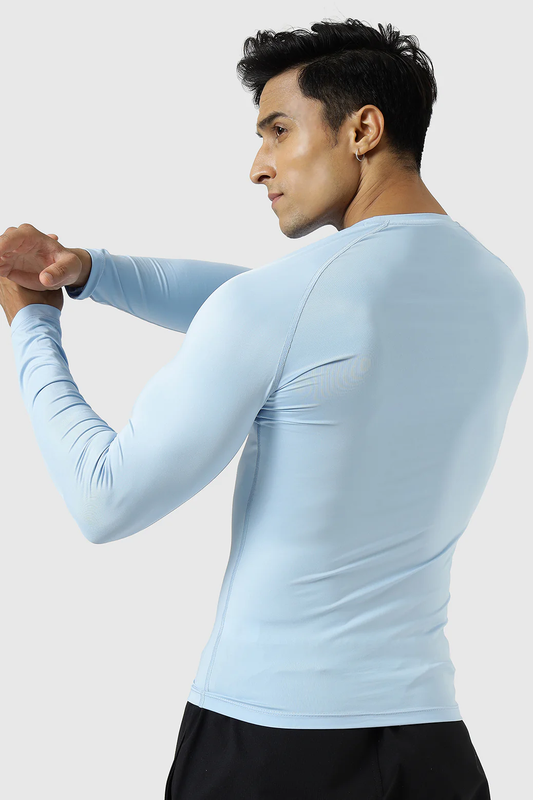 Compression Fullsleeves T-shirt Glacial Blue - Image 6