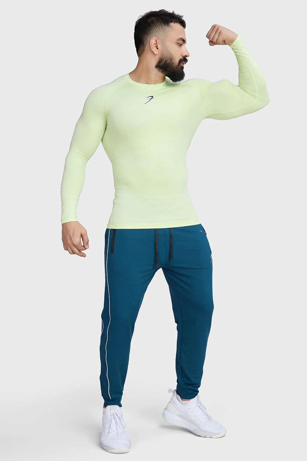 Compression Fullsleeves T-shirt Lime - Image 2