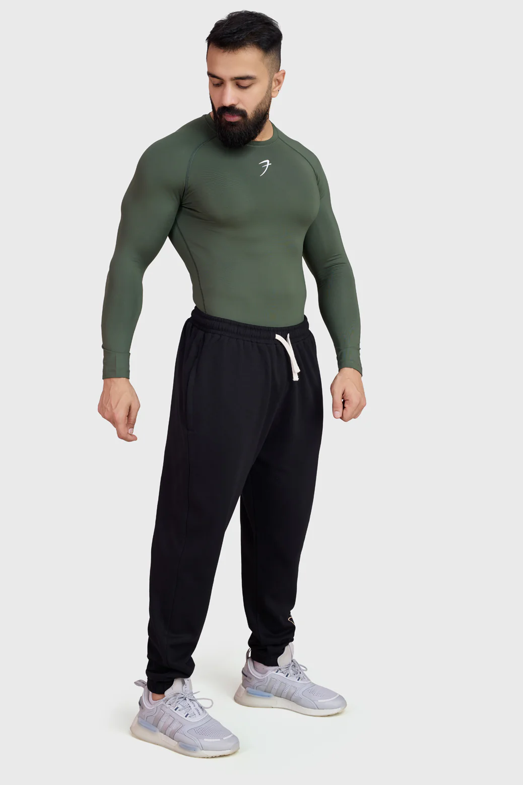 Compression Fullsleeves T-shirt Olive - Image 2