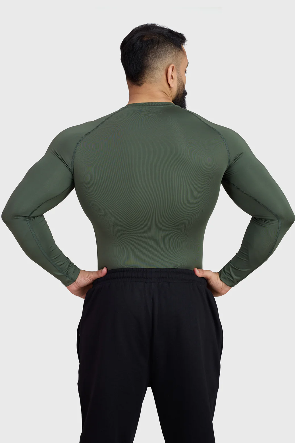 Compression Fullsleeves T-shirt Olive - Image 7