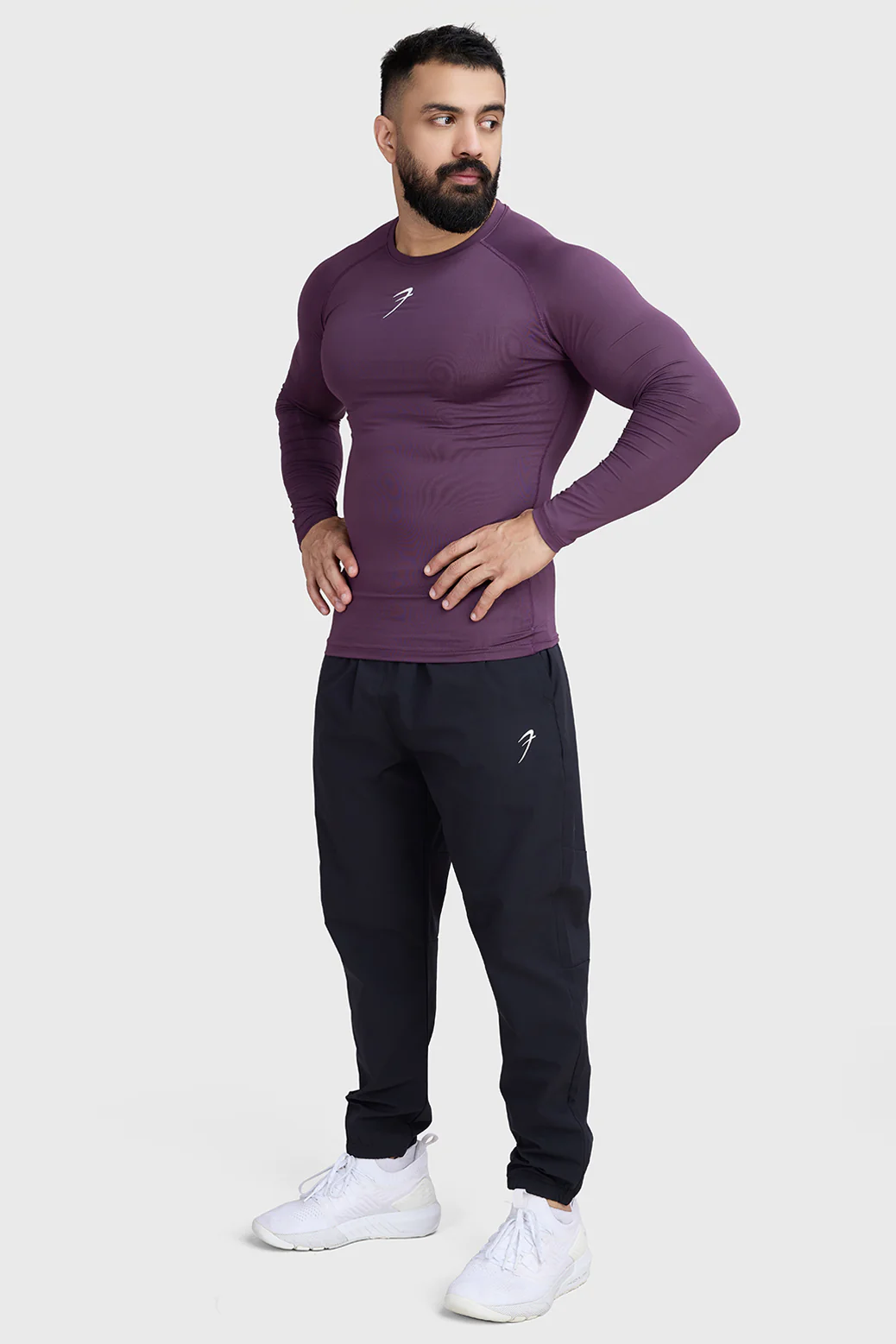 Compression Fullsleeves T-shirt Plum - Image 3