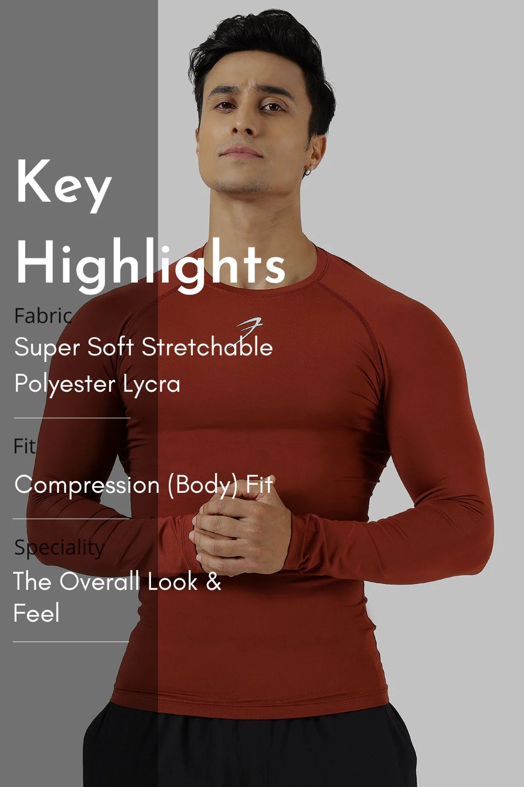 Compression Fullsleeves T-shirt Salsa - Image 8