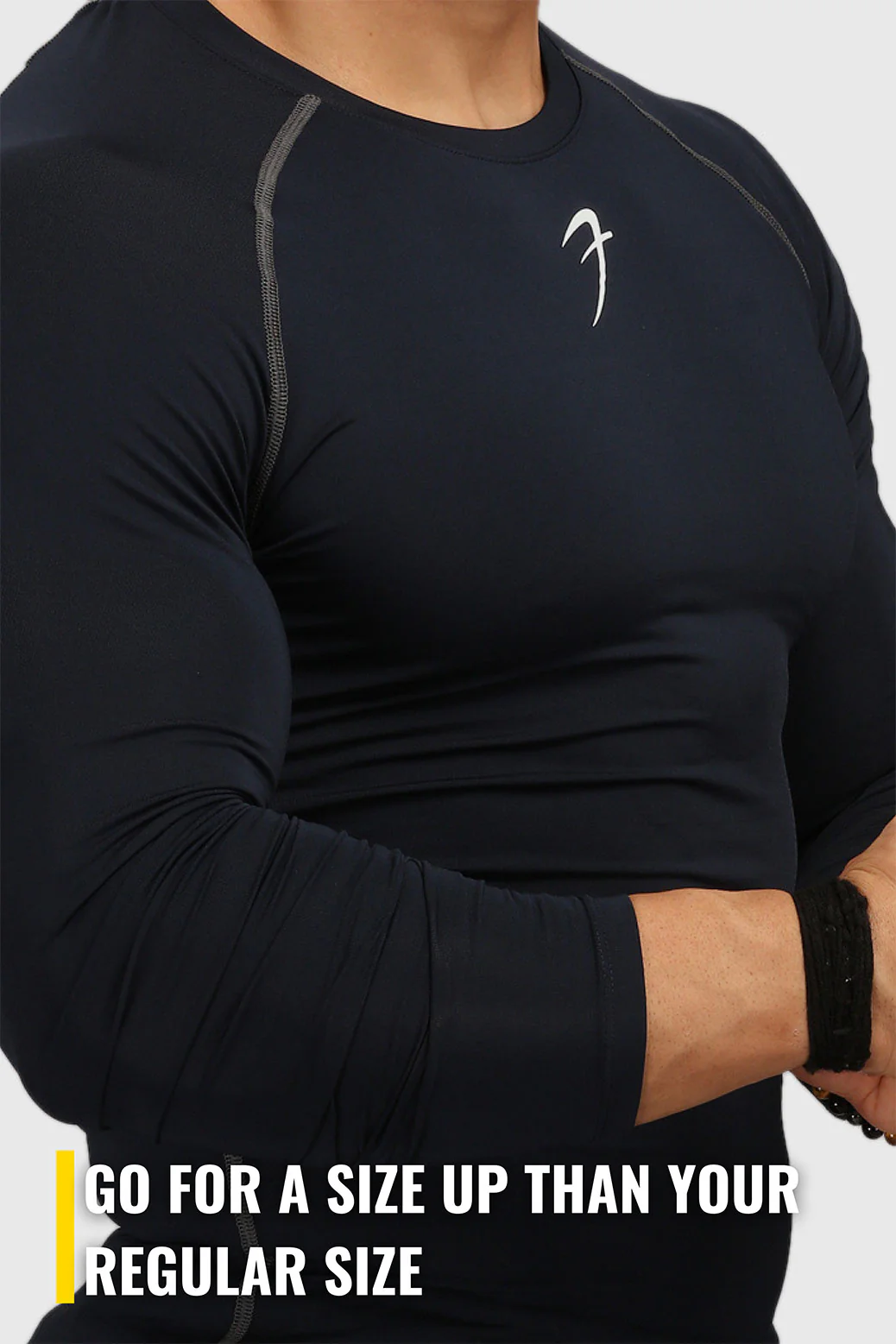 Compression Fullsleeves T-shirt Navy - Image 5